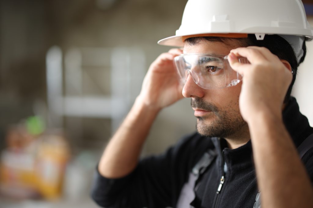 Lunette de sécurité au travail